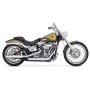 Vance and Hines 16337 Vance & Hines HD Dyna 91-17 3In Twin Slash Slip PCX Slip-On Exhaust