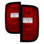 SPYDER 5083753 LED Tail Lights - Red Clear