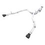 AWE Tuning 3015-33006 19-21 RAM 1500 5.7L (w/Cutouts) 0FG Dual Rear Exit Cat-Back Exhaust - Diamond Black Tips