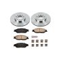 PowerStop KOE5205 OE Stock Replacement Low-Dust Ceramic Brake Pad and Rotor Kit