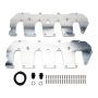 Wehrli WCF100416-RAW 11-16 Chevrolet 6.6L Duramax LML Billet Upper Valve Cover Set - Raw Aluminum