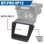 Rugged Radios MT-PRO-SPOD-B Polaris RZR PRO XP/Turbo R/PRO R Dash Mount Radio and Intercom - SPOD Switch Panel