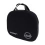NRG SC-WHD01 Racing Seat Cushion - One Piece Memory Foam Nylon Black w/ White Stitching