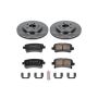 PowerStop KOE5547 OE Stock Replacement Low-Dust Ceramic Brake Pad and Rotor Kit