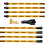 XKGLOW XK041002-A XK Glow Tube Single Color Underglow LED Accent Light Car/Truck Kit Amber - 8x24In
