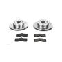 PowerStop K2596 Z23 Daily Driver Carbon-Fiber Ceramic Brake Pad and Drilled & Slotted Rotor Kit