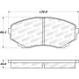 Stoptech 308.05510 Street Brake Pads - Rear