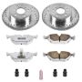 PowerStop K3080-26 Z26 Street Performance Ceramic Brake Pad and Drilled & Slotted Rotor Kit