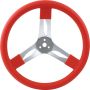 QUICKCAR RACING PRODUCTS QRP68-0011 15in Steering Wheel Alum Red