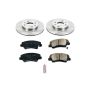 PowerStop KOE6508 OE Stock Replacement Low-Dust Ceramic Brake Pad and Rotor Kit