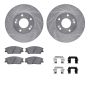 Dynamic Friction 7512-03080 Rotor Kit