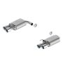 Ford Racing M-5230-M2SC 2024-2025 Mustang 2.3L Sport Active Axle-Back-Chrome Tip