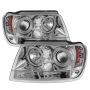 SPYDER 5011152 Projector Headlights - LED Halo - Chrome