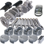 Eagle 12508030 Chevrolet Small Block Rotating Assembly +.030 Bore 6in H-Beam Rods 3.75 Stroke
