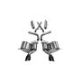 CORSA Performance 14466BLK Corsa 2012-2013 Jeep Grand Cherokee 6.4L V8 Black Sport Cat-Back Exhaust