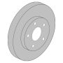 ACDelco GM Genuine Parts Disc Brake Rotors for 2018-2021 ENCLAVE, 2017-2025 XT5, 2020-2025 XT6 - 13546861