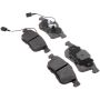 ACDelco Silver Ceramic Disc Brake Pads for 2015-2020 PROMASTER CITY - 19430432
