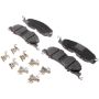 ACDelco Silver Ceramic Disc Brake Pads for 2020-2025 POLICE INTERCEPTOR UTILITY, EXPLORER, 2020-2023 AVIATOR - 19427570