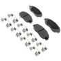 ACDelco Silver Ceramic Disc Brake Pads for 1998-2002 ACCORD, 1996-2011 CIVIC, 2010-2014 INSIGHT - 19431157