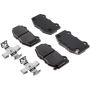 ACDelco Gold Hybrid Brake Pads for 2016-2019 ATS, 2016-2021 CAMARO, 2014-2019 CORVETTE - 19430494