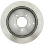 ACDelco Silver Non-Coated Brake Rotors for 2001-2006 SANTA FE, 2005-2016 SPORTAGE, 2005-2015 TUCSON - 19261818