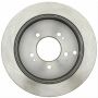 ACDelco Silver Non-Coated Brake Rotors for 2001-2006 SANTA FE, 2005-2016 SPORTAGE, 2005-2015 TUCSON - 19261818