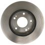 ACDelco Silver Non-Coated Brake Rotors for 1990 ECLIPSE, LASER - 19312845