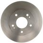 ACDelco Silver Non-Coated Brake Rotors for 1990 ECLIPSE, LASER - 19312845