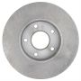 ACDelco Silver Non-Coated Brake Rotors for 1987-1989 300ZX - 19313065