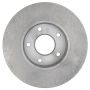 ACDelco Silver Non-Coated Brake Rotors for 1987-1989 300ZX - 19313065