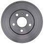 ACDelco Silver Brake Drums for 2012 BEETLE, 2011-2012 JETTA - 19305515