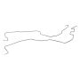 ACDelco - Brake Lines, Direct Fit for 2003-2006 AVALANCHE 2500, SUBURBAN 2500, YUKON XL 2500 - 19419075