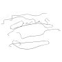 ACDelco Brake Lines for 2003-2006 ESCALADE, TAHOE, YUKON - 19419096