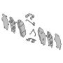ACDelco GM Genuine Parts Disc Brake Pads 85153469