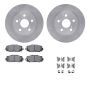 Dynamic Friction 6512-76698 Rotor Kit