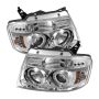 SPYDER 5010216 Projector Headlights - Version 2 - LED Halo - Chrome