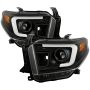 SPYDER 5088055 Light Bar Projector Headlights - Black
