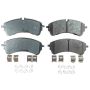 PowerStop 17-2280 PowerStop - Z17 Low-Dust Ceramic Brake Pads with Hardware