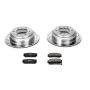 PowerStop K5029 Z23 Daily Driver Carbon-Fiber Ceramic Brake Pad and Drilled & Slotted Rotor Kit