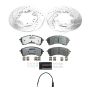 PowerStop K8992-36 Z36 Truck and SUV Carbon-Fiber Ceramic Brake Pad and Drilled & Slotted Rotor Kit