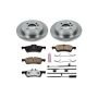PowerStop KOE5726 OE Stock Replacement Low-Dust Ceramic Brake Pad and Rotor Kit