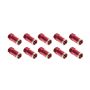 ALLSTAR PERFORMANCE ALL72061 QC Cover Nuts Long Red 10pk