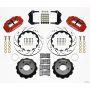 Wilwood 140-11919-DR Narrow Superlite 6R Front Hat Kit 14.00in Drilled Red 84-87 Corvette C4