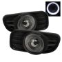 SPYDER 5021502 Halo Projector Fog Lights w/Switch - Smoke