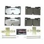 PowerStop Z36-2173 PowerStop - Z36 Truck and SUV Carbon-Fiber Ceramic Brake Pads with Hardware Kit