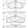 Stoptech 308.07300 Street Brake Pads