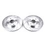 PowerStop JBR707XPR PowerStop Evolution Performance Drilled, Slotted & Plated Brake Rotor Pair