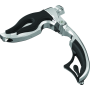 Kuryakyn 4411 Flamin Switchblade With Male Mount Adapter Chrome