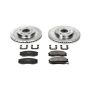 PowerStop K2090 Z23 Daily Driver Carbon-Fiber Ceramic Brake Pad and Drilled & Slotted Rotor Kit
