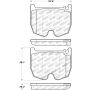Stoptech 309.09830 Performance Brake Pads